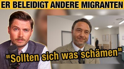 Mehr über den Artikel erfahren Politiker beleidigt Migranten, weil sie AfD wählen! „Sollten sich was schämen“