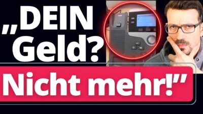 Mehr über den Artikel erfahren Santander Bank: Du darfst kein Bargeld von deinem Konto abheben!
