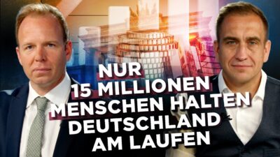 Mehr über den Artikel erfahren Schock-Analyse: „Nur mehr 15 Mio. arbeitende Deutsche erhalten diesen Staat!“