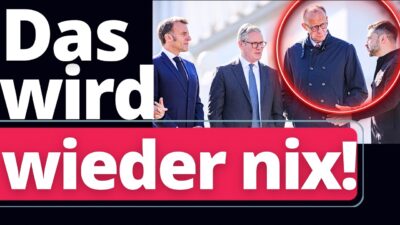 Mehr über den Artikel erfahren Selenski Drama in Paris: Merz blockiert echte Verhandlungen!