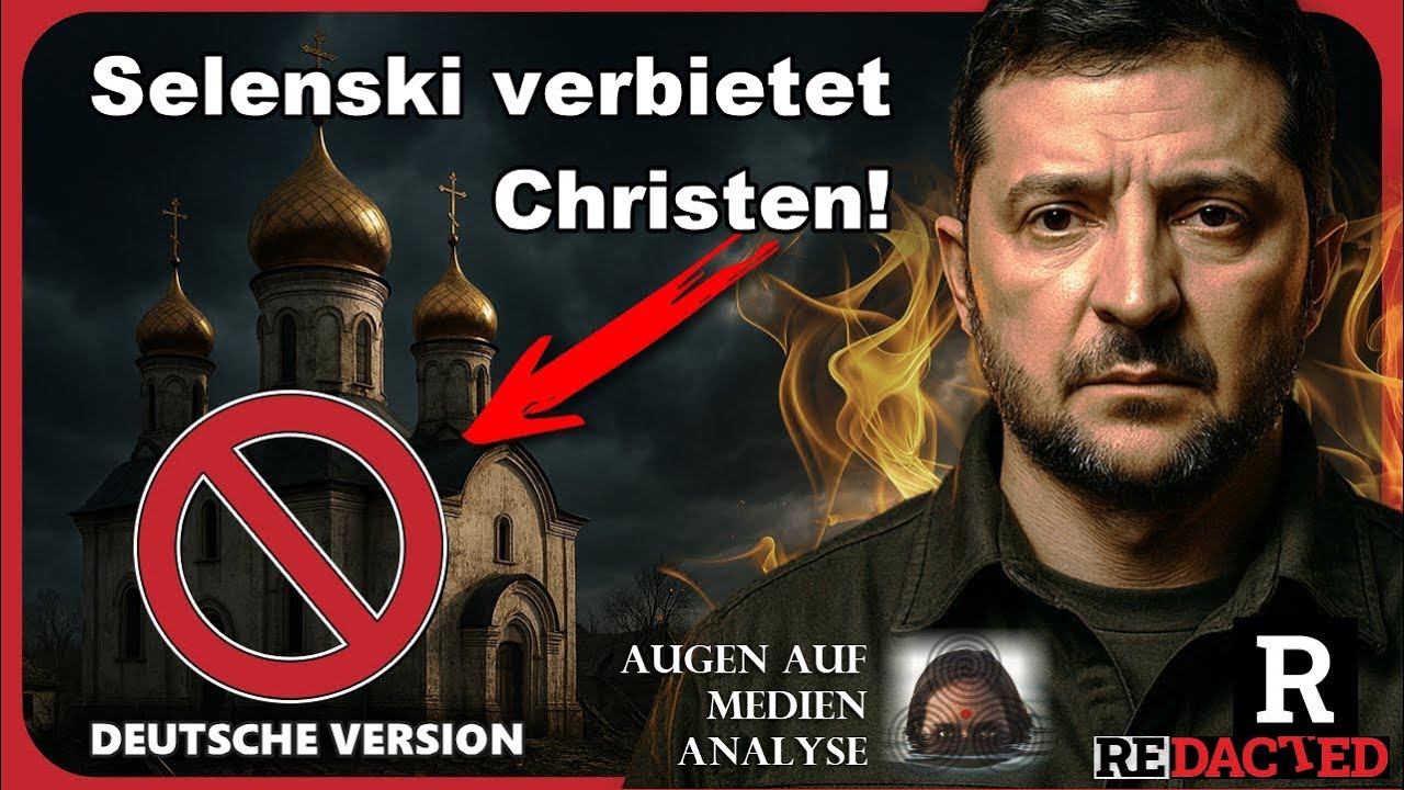 Selenskyj hat den Verstand verloren – Die Ukraine hat gerade Christen verboten (Redacted – Deutsch)
