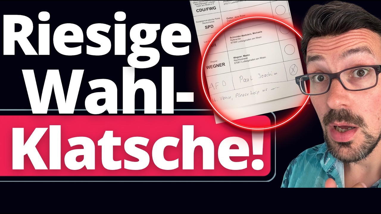 Sensation in Ludwigshafen: Die Wahl ist ein SCHOCK!