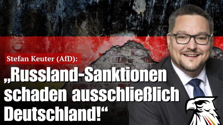 Mehr über den Artikel erfahren Stefan Keuter (AfD): „Russland-Sanktionen schaden ausschließlich Deutschland!“
