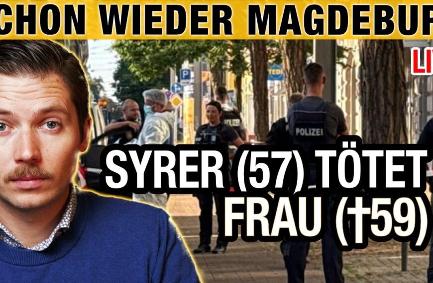 Syrer tötet Frau: Schon wieder Magdeburg, Medien verschweigen Messertat gegen Ukrainerin | LIVE