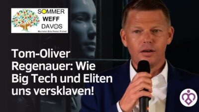 Mehr über den Artikel erfahren Tom-Oliver Regenauer: Wie Medien und Big Tech die Realität steuern und uns versklaven!