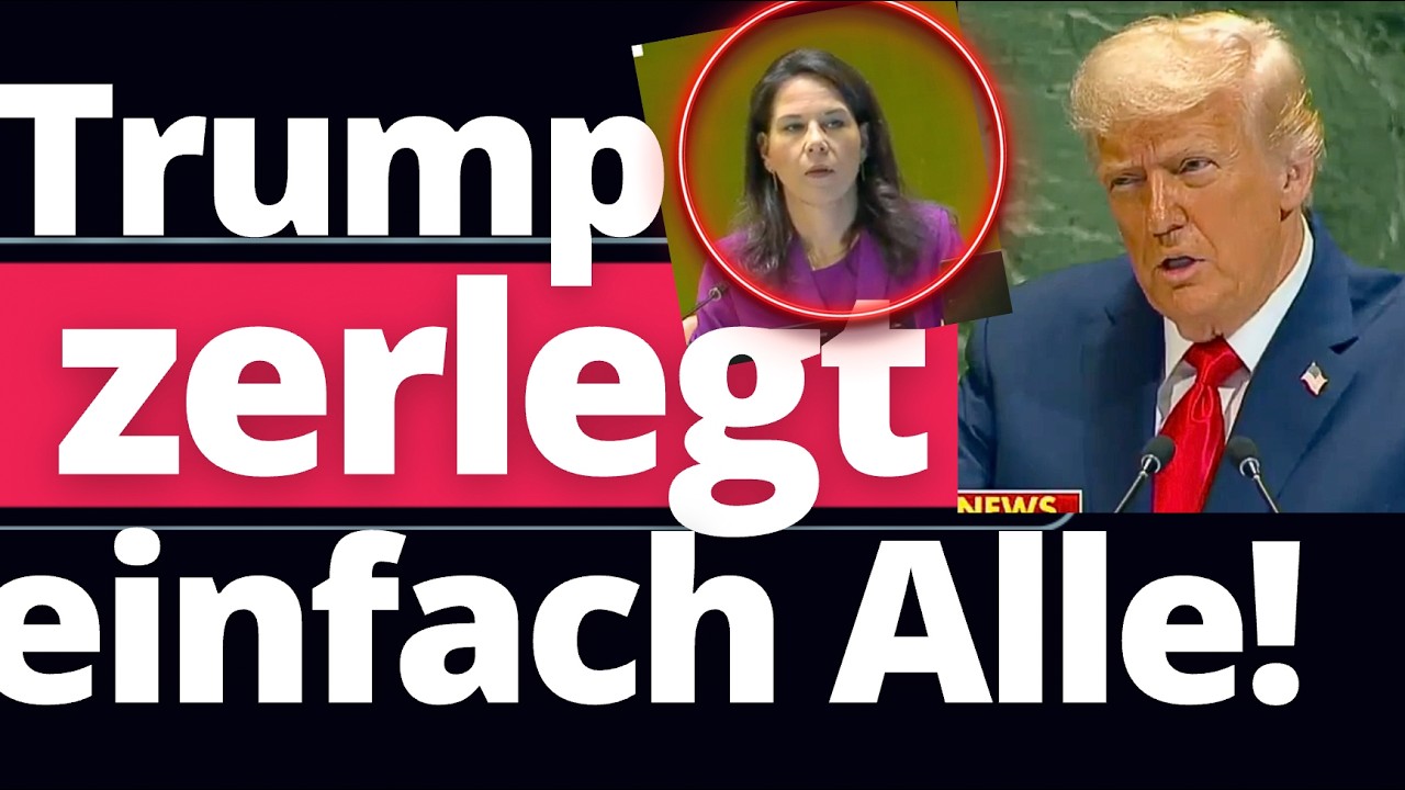 Trump Schockrede bei UN: Er zerlegt die Weltelite live!!
