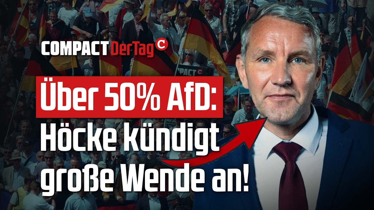 Über 50% AfD: Höcke kündigt große Wende an!💥