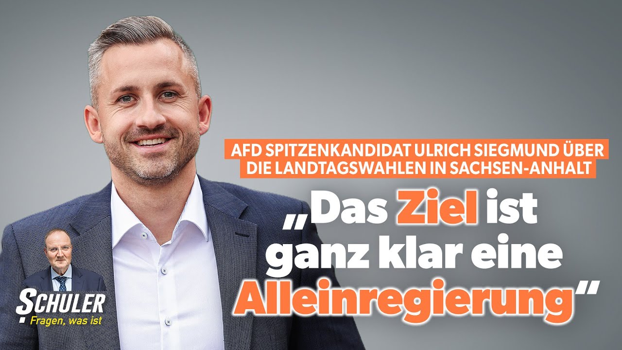 Ulrich Siegmund (AfD) über ARD und ZDF: „Wir wollen den Rundfunk-Zwangsbeitrag abschaffen“
