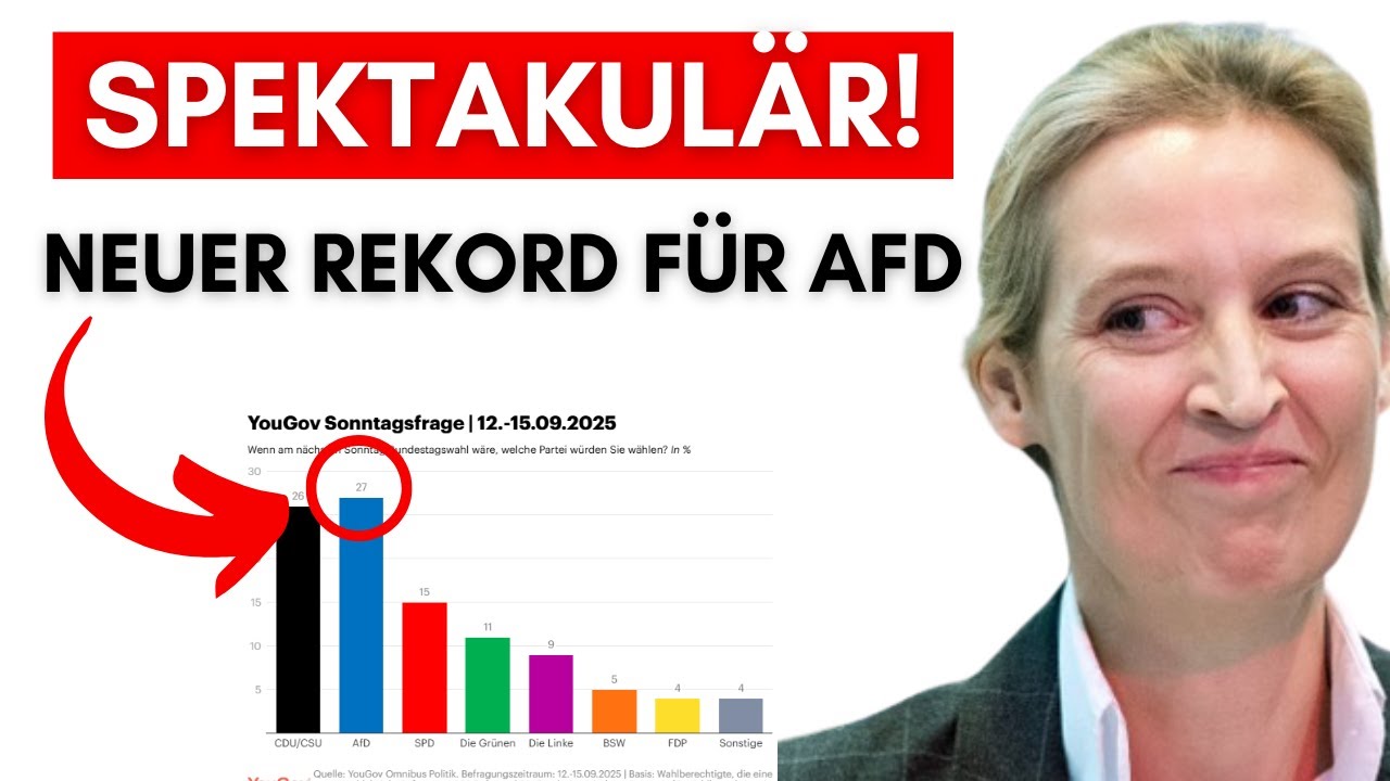 Umfrage: Höchster Wert jemals für AfD – Deutschlandweit!
