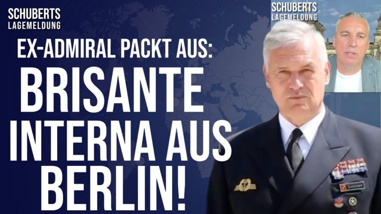 Mehr über den Artikel erfahren UNBEDINGT ANSCHAUEN!💥Ex-Marinechef Schönbach: „Der Plan gegen Deutschland und Russland!“ + Brandmauer