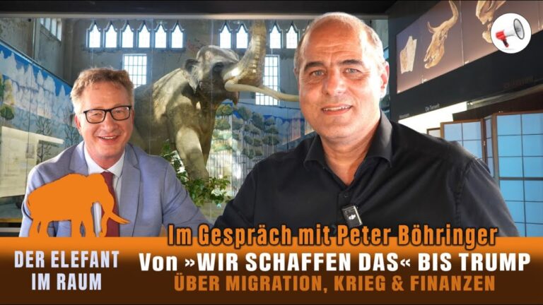 Mehr über den Artikel erfahren Von Merkels ‚Wir schaffen das‘ bis Donald Trump: Peter Boehringer über Migration, Krieg & Finanzen