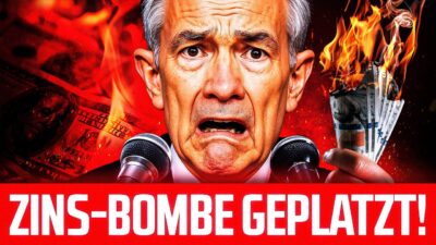 Mehr über den Artikel erfahren Zins-Hammer: Powell schockt die Märkte – Das bedeutet es für DEIN Geld!