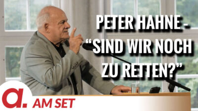 Mehr über den Artikel erfahren Am Set: Peter Hahne – „Sind wir noch zu retten?“