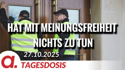 Mehr über den Artikel erfahren Hat mit Meinungsfreiheit nichts zu tun | Von Paul Clemente