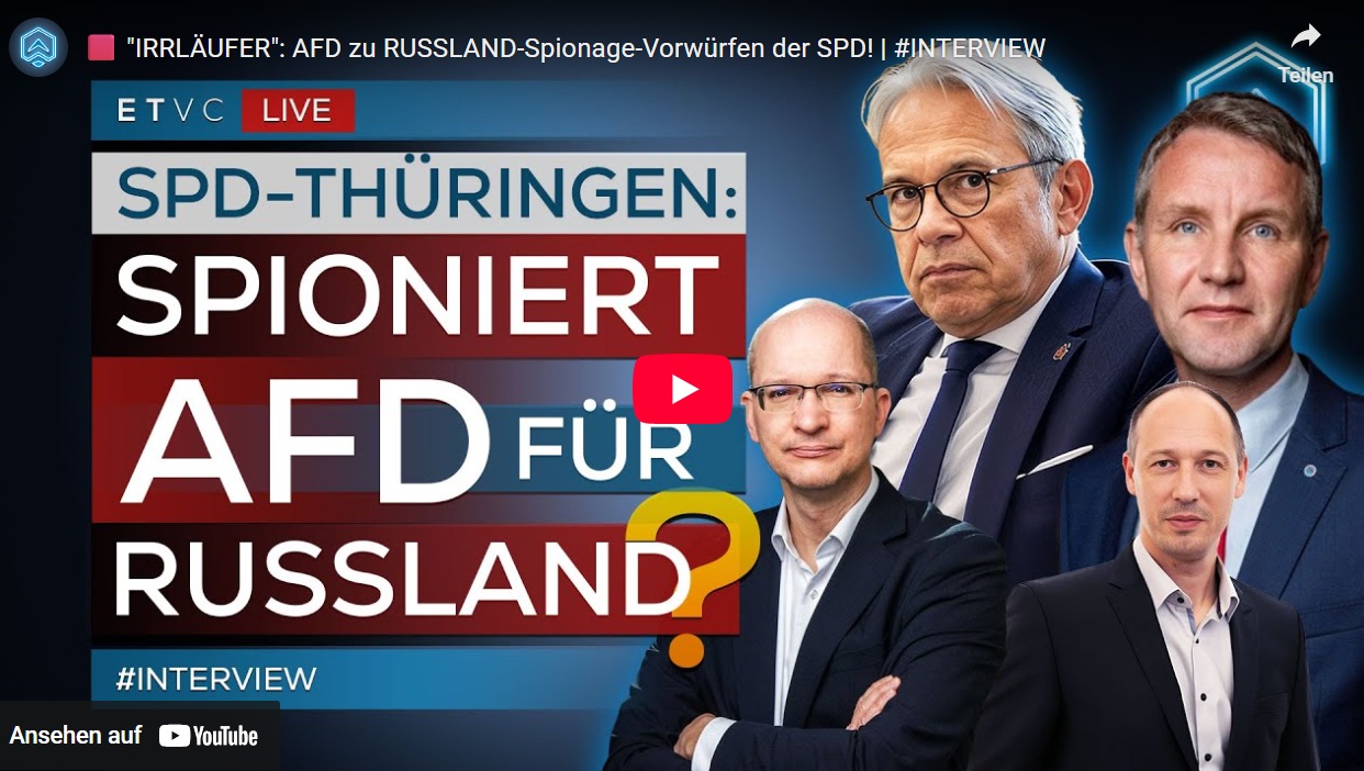 Mehr über den Artikel erfahren  „IRRLÄUFER“: AFD zu RUSSLAND-Spionage-Vorwürfen der SPD! | #INTERVIEW