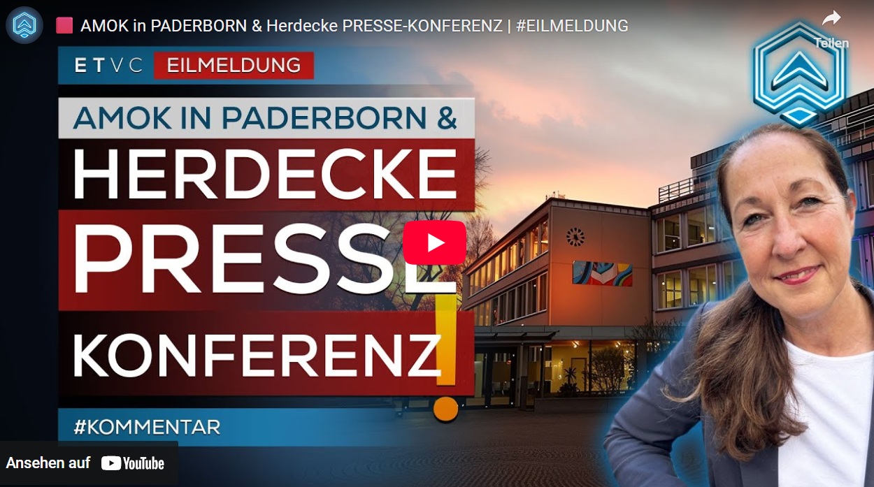 Mehr über den Artikel erfahren AMOK in PADERBORN & Herdecke PRESSE-KONFERENZ | #EILMELDUNG