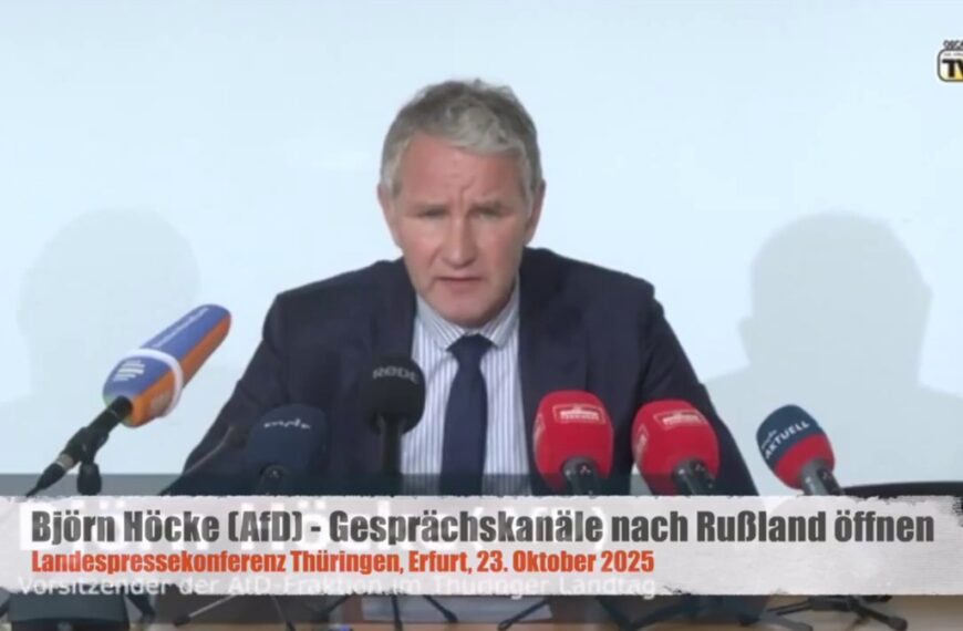 Björn Höcke reagiert auf Reporterfrage zur „Russenspionage“