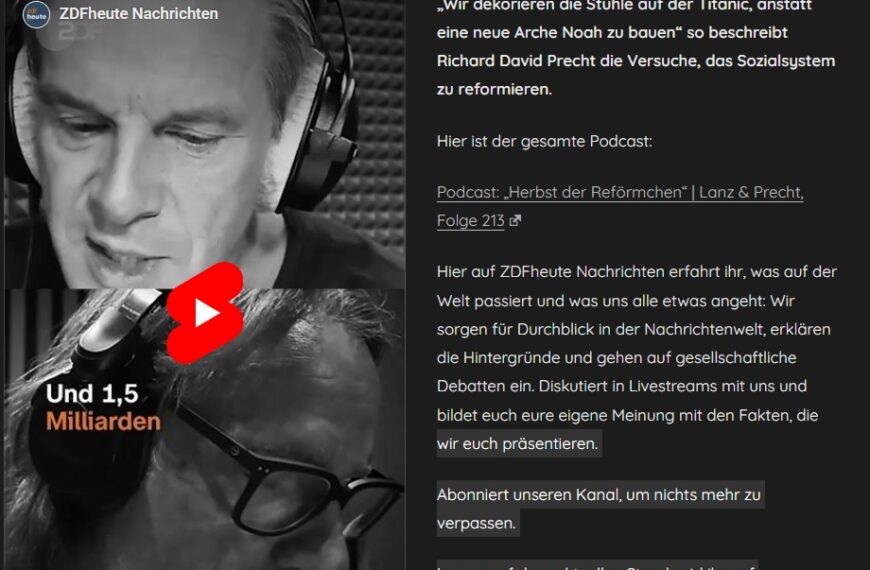 Lanz & Precht: Die Zahlen-Tricks der Politik