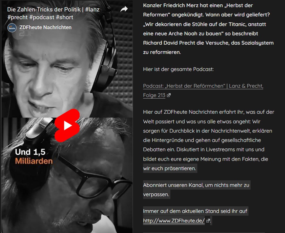 Mehr über den Artikel erfahren Lanz & Precht: Die Zahlen-Tricks der Politik