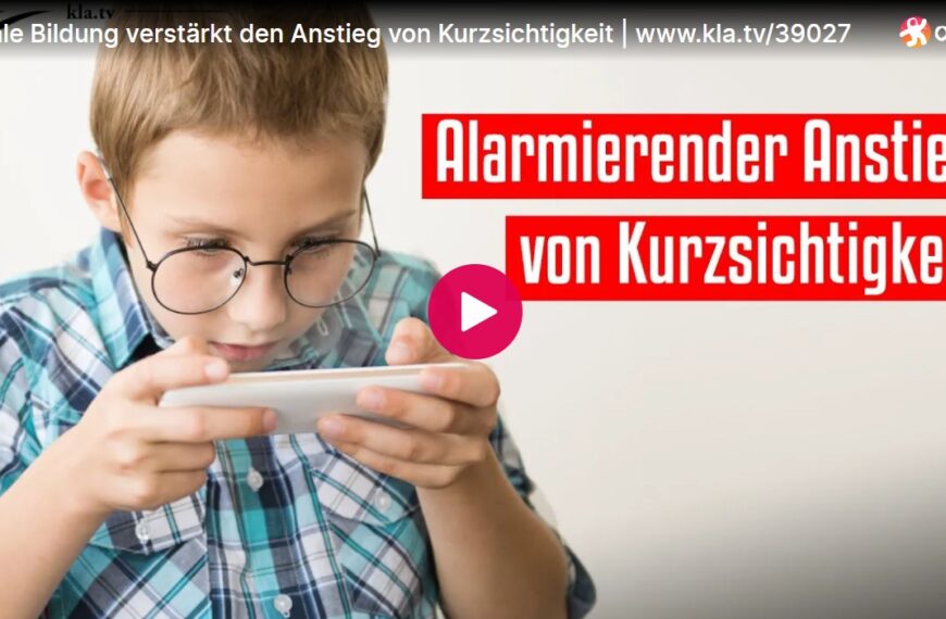 Digitale Bildung verstärkt den Anstieg von Kurzsichtigkeit