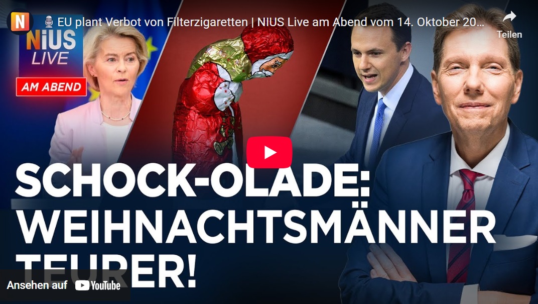 Mehr über den Artikel erfahren EU plant Verbot von Filterzigaretten | NIUS Live am Abend