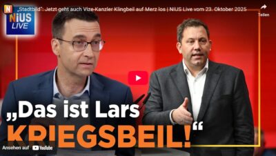 Mehr über den Artikel erfahren „Stadtbild“: Jetzt geht auch Vize-Kanzler Klingbeil auf Merz los | NIUS Live