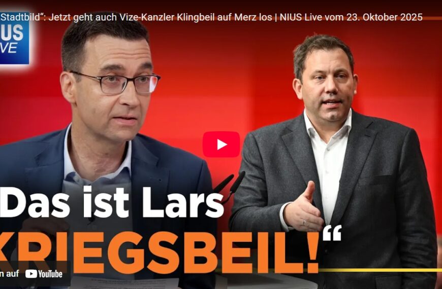 „Stadtbild“: Jetzt geht auch Vize-Kanzler Klingbeil auf Merz los | NIUS Live