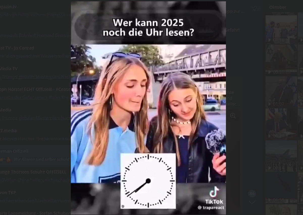 Mehr über den Artikel erfahren Wer kann 2025 noch die Uhr lesen?