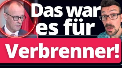 Mehr über den Artikel erfahren Achtung: Verbrenner-AUS WIRD KOMMEN! Merz völlig neben der Spur!