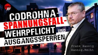 Mehr über den Artikel erfahren Art. 80a GG – Spannungsfall in Deutschland: Einschränkung der Grundrechte leichtgemacht