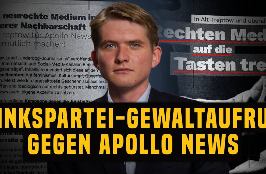 „Auf die Tasten treten“: Linkspartei will Apollo News aus Redaktionsräumen vertreiben