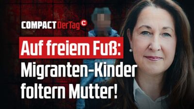 Mehr über den Artikel erfahren Auf freiem Fuß: Migranten-Kinder foltern Mutter!💥