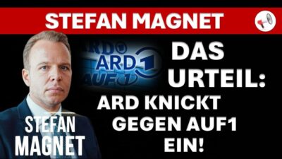 Mehr über den Artikel erfahren AUF1 gegen ARD – David gegen Goliath: Das Urteil | Stefan Magnet im Interview