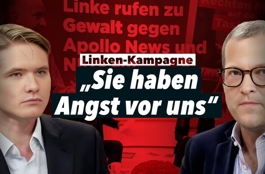 Bei „Nius Live“: Abrechnung mit Linken-Kampagne gegen Apollo News