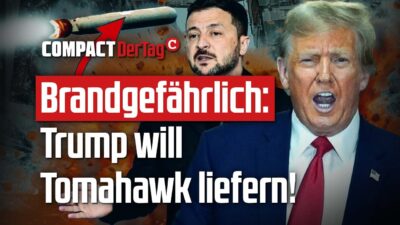 Mehr über den Artikel erfahren Brandgefährlich: Trump will Tomahawk liefern!💥