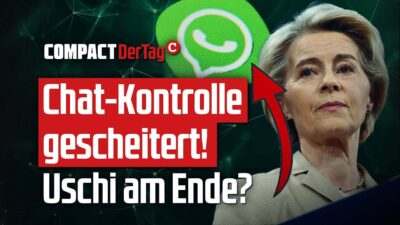 Mehr über den Artikel erfahren Chat-Kontrolle gescheitert! Uschi am Ende?💥