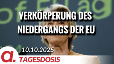 Mehr über den Artikel erfahren Verkörperung des Niedergangs der EU | Von Rainer Rupp