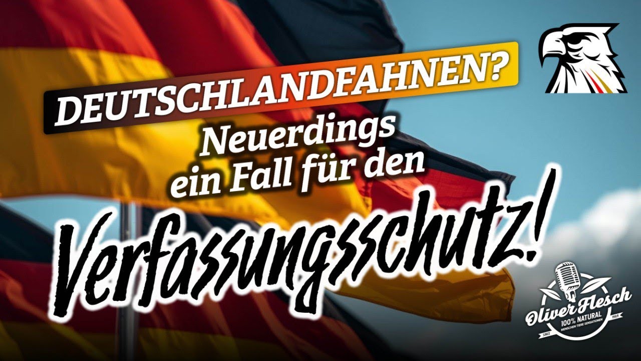 Mehr über den Artikel erfahren Deutschland-Flaggen 🇩🇪? Neuerdings ein Fall für den Staatsschutz!