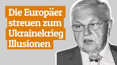 Mehr über den Artikel erfahren Die Europäer wollten auf Selenskij einwirken | Harald Kujat
