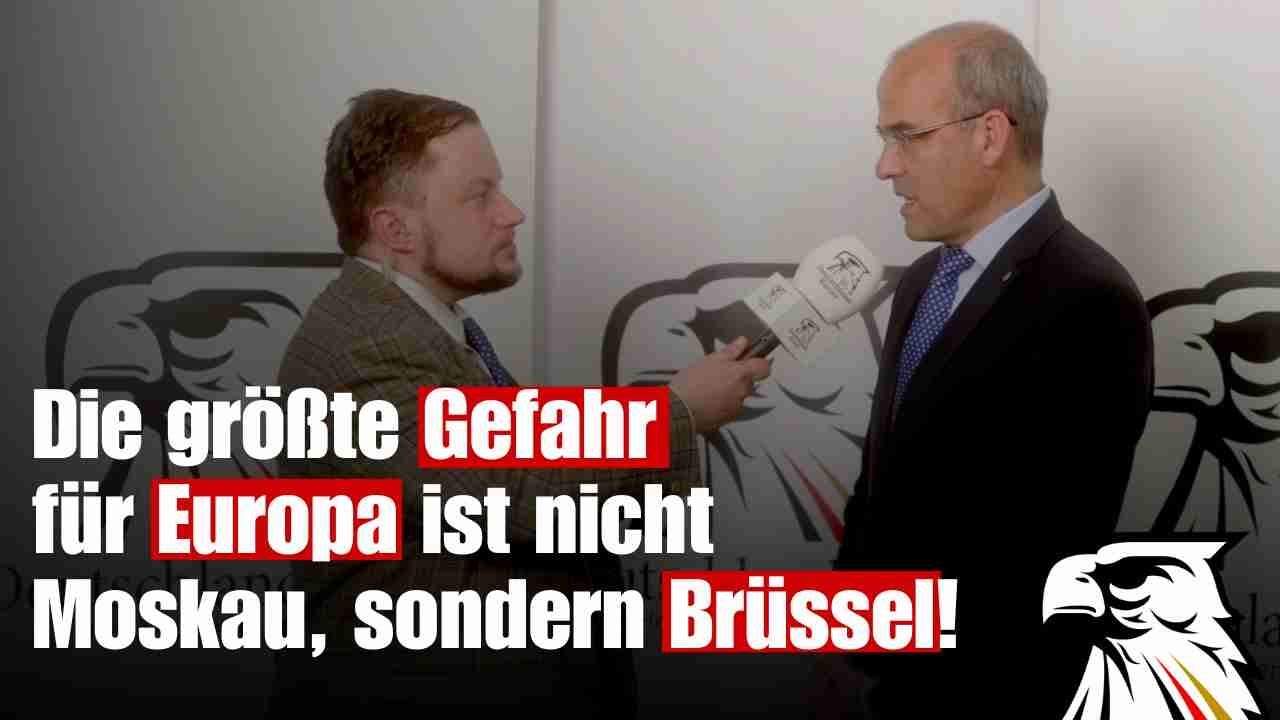 Mehr über den Artikel erfahren Die größte Gefahr für Europa ist nicht Moskau, sondern Brüssel! | Rainer Rothfuß (MdB | AfD Bayern)