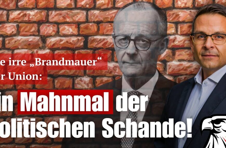 Die irre „Brandmauer“ der Union: Ein Mahnmal der politischen Schande! | Gerald Grosz