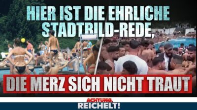 Mehr über den Artikel erfahren DIESE ehrliche Stadtbild-Rede würde sich Merz niemals trauen! | Achtung, Reichelt!