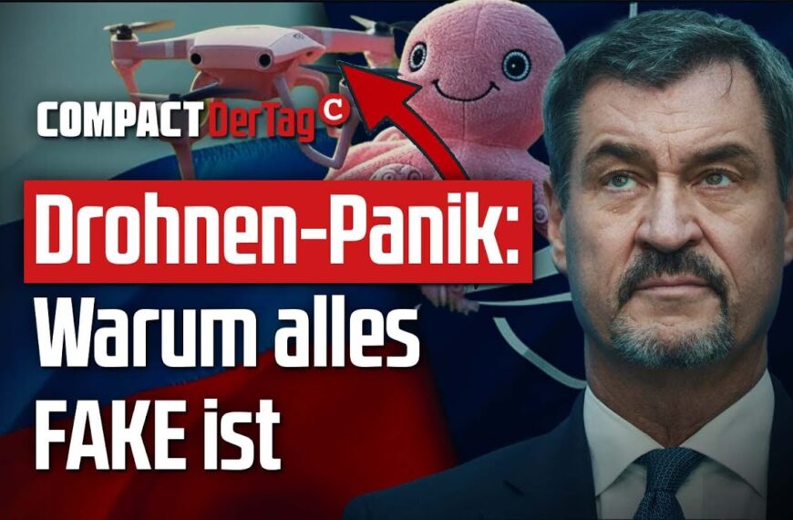 Drohnen-Panik: So werden wir in den Krieg getrickst💥