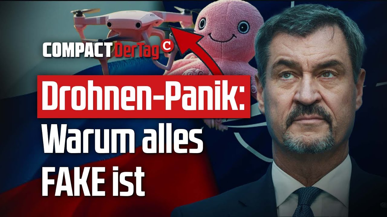 Mehr über den Artikel erfahren Drohnen-Panik: So werden wir in den Krieg getrickst💥