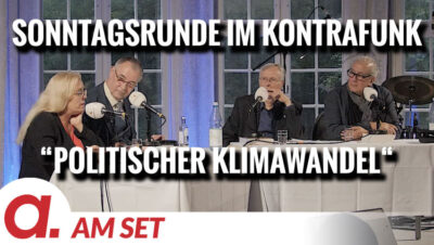 Mehr über den Artikel erfahren Am Set: Sonntagsrunde im Kontrafunk „Politischer Klimawandel“