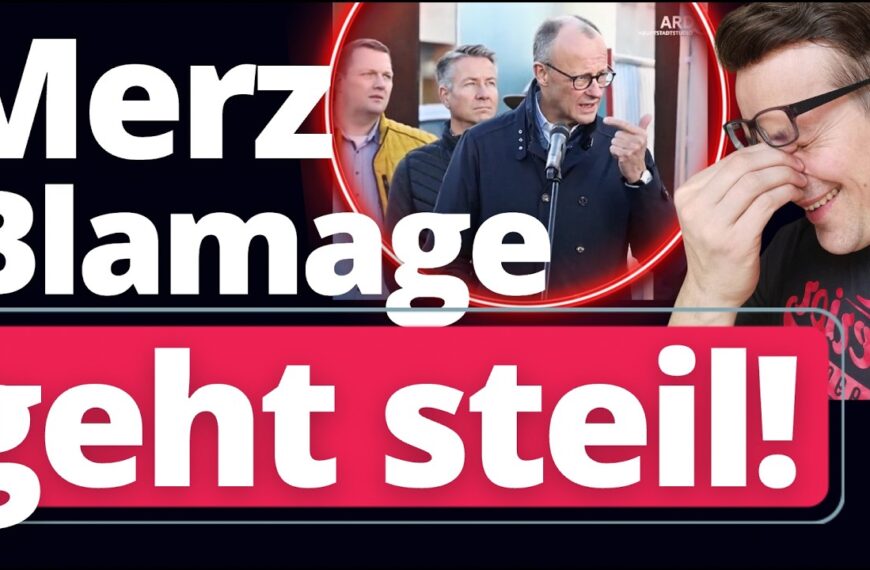 Eklat auf Marktplatz: Nicht mal 10 Leute applaudieren Merz!