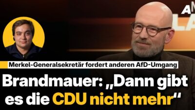 Mehr über den Artikel erfahren Ex-CDU-Generalsekretär rechnet mit Brandmauer ab | Newsroom