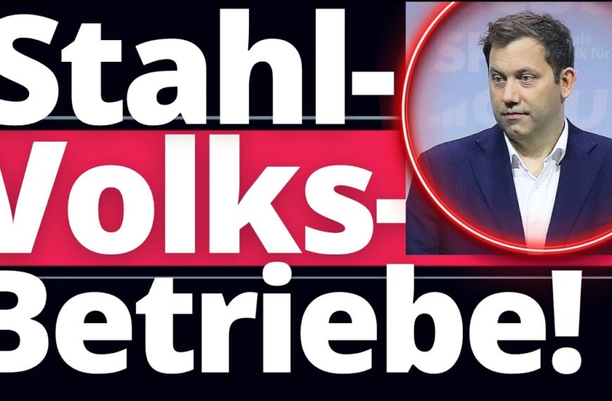 😡 KLINGBEIL dreht durch – Jetzt kommt der STAATS-STAHL! DDR lässt grüßen!