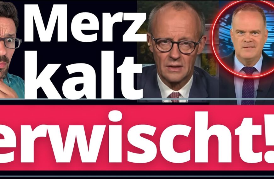 🚨 Merz außer Kontrolle: Moderator bringt ihn völlig aus der Fassung!