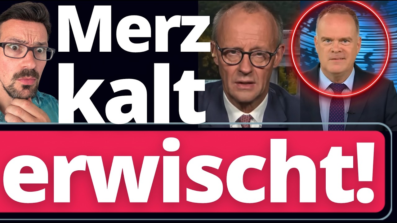 Mehr über den Artikel erfahren 🚨 Merz außer Kontrolle: Moderator bringt ihn völlig aus der Fassung!
